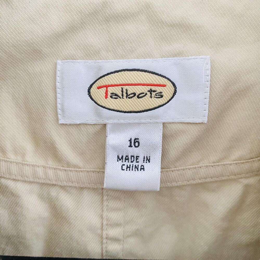 Talbots Blazer Womens 16 Basic Jacket Button Fron… - image 2